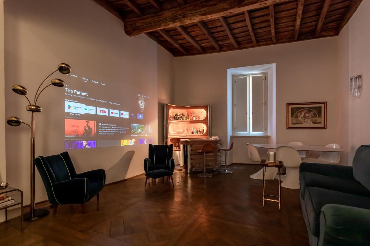 Chic And Style In Historical Via Giulia Apartment Roma Ngoại thất bức ảnh